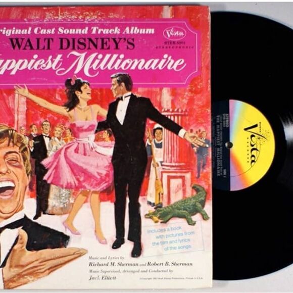 Walt Disney's Happiest Millionaire Vinyl Record - Picture 1 of 14